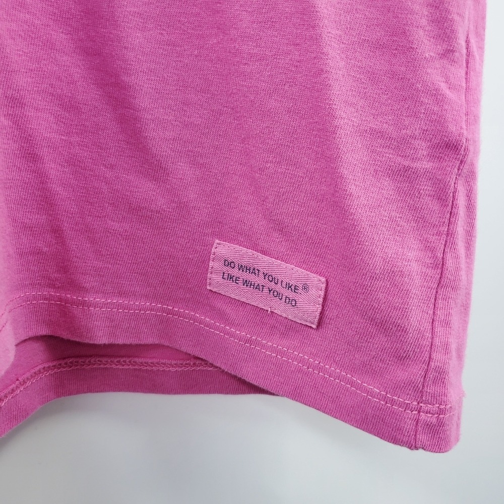 Life is Good Graphic Tee Scenic 30-A Florida Lounge Pink Coastal Grandma - Picture 4 of 8